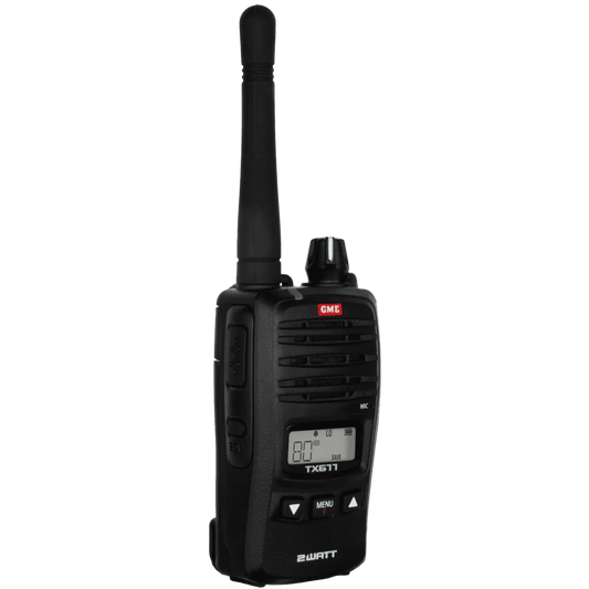 GME - X677 2Watt UHF CB HANDHELD RADIO