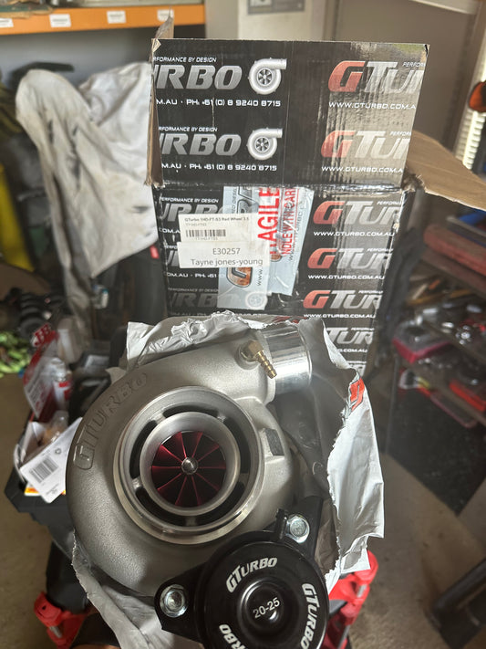 G Turbo HD-G350 BadBoy (Red Wheel Vortex III) to suit Toyota Landcruiser 1HD